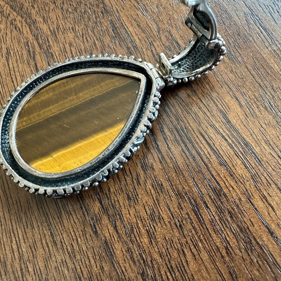 Whitney Kelly Sterling Silver Tiger’s Eye Pendant - Picture 4 of 4